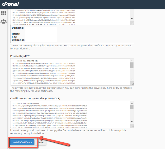 How to install SSL